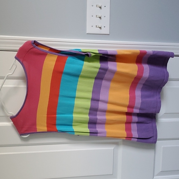 Pretty Multi Color Striped Sweater Set - Picture 3 of 6